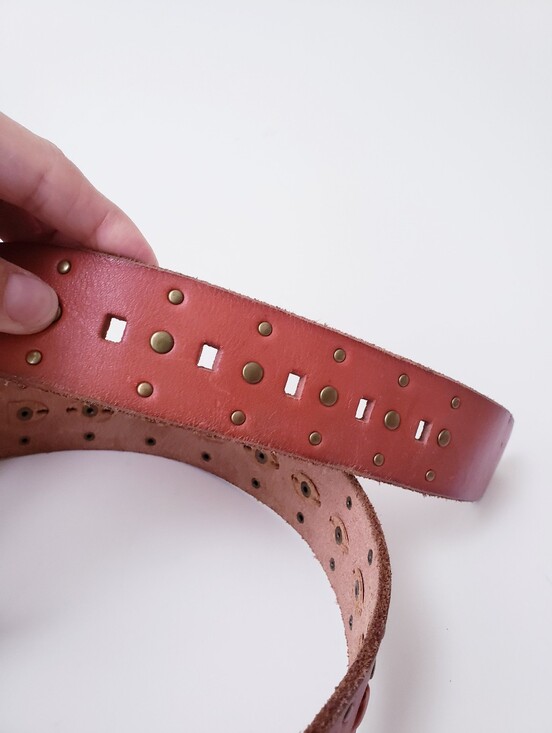 Vintage Lucky Brand Tan Leather Belt main image 9